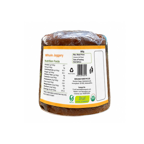 Tito’s Organic Whole Jaggery – 900 g