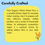 Milawat Free Whole Wheat Flour for preparing soft rotis, chapatis, stuffed parathas, and homemade dishes